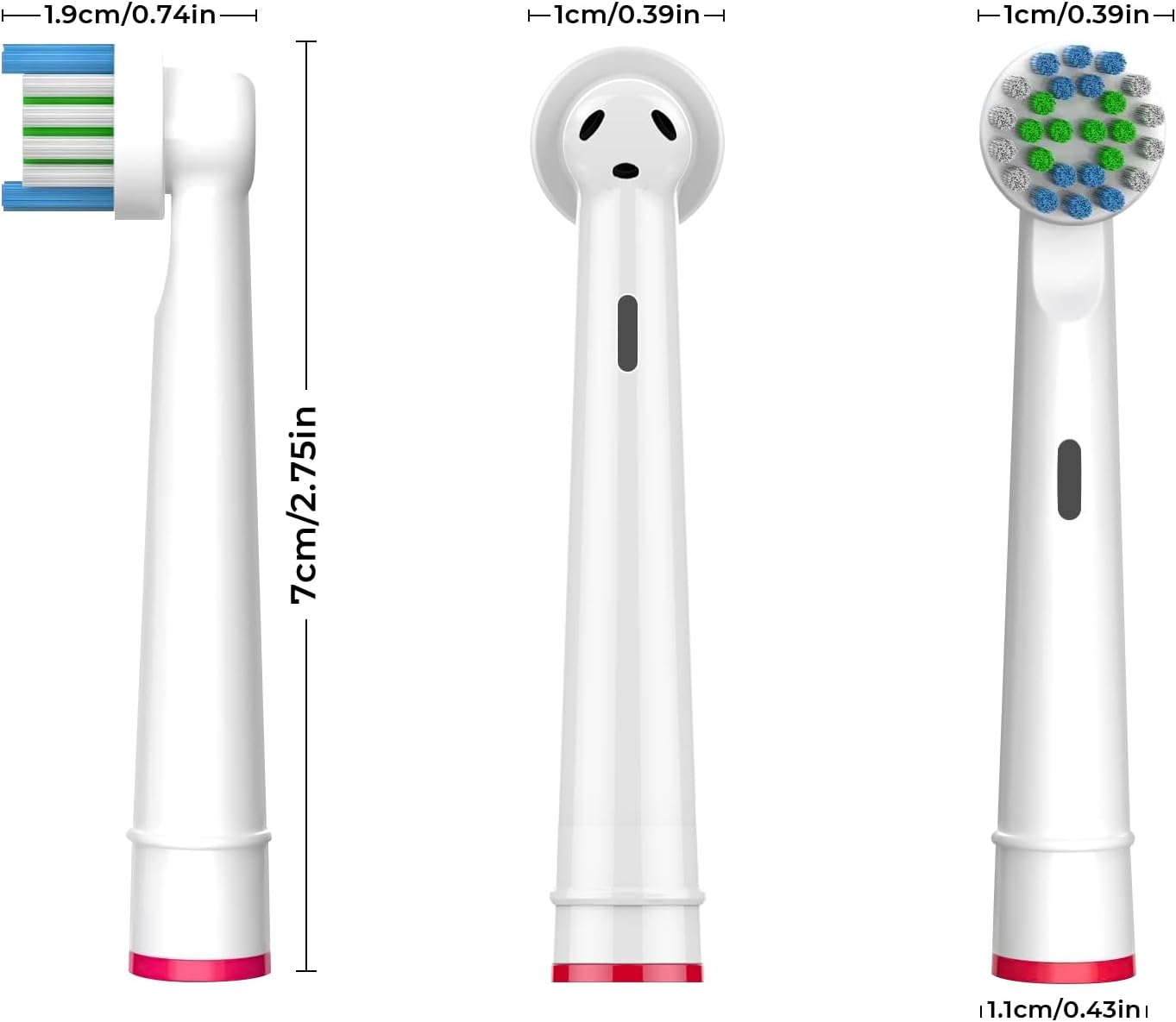 【日本代購-現貨】電動牙刷 歐樂B 適用 替換刷頭 Oral B 入 基本刷頭 軟刷 家庭用 16支